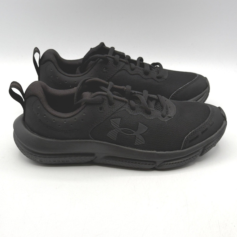 Under Armour UA BGS Assert 10 Boys 4Y Black Running Shoes 3026182-002